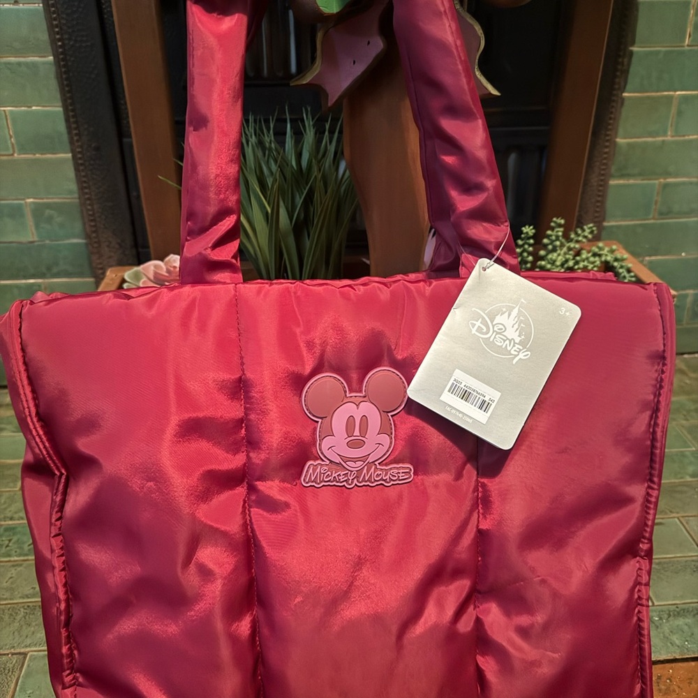 Disney Quilted Mickey Mouse Tote Bag